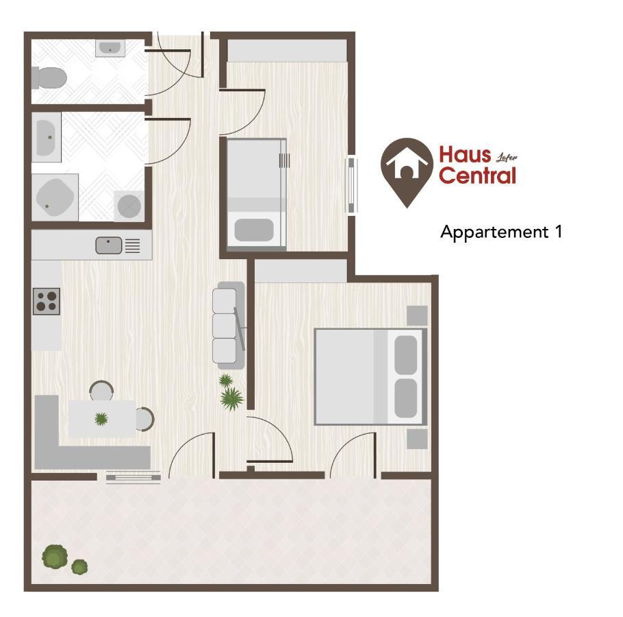 Haus Central Lofer Εξωτερικό φωτογραφία