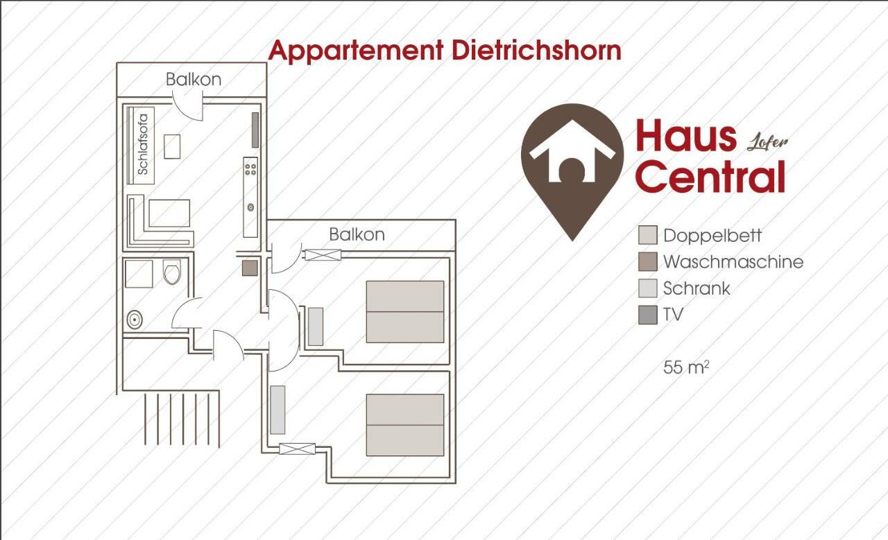 Haus Central Lofer Εξωτερικό φωτογραφία